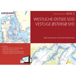 Sjökortssats Box DK1 + DK2 + DE1 2023 - 2