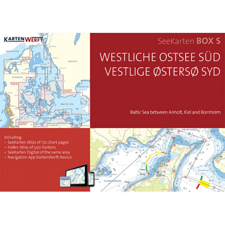 Sjökortssats Box DK1 + DK2 + DE1 2023 - 2