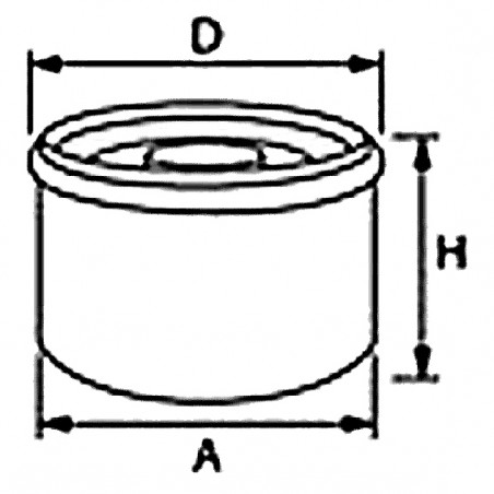 Oliefilter Volvo benzin 835440-201104-32716 - 2