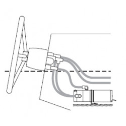 Fittings tilslut autopilot t. Mavimar hydraulisk styring (nær rat) - 2