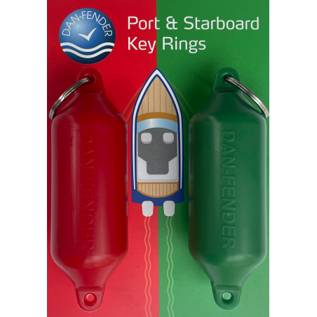 Nyckelringar styrbord/port