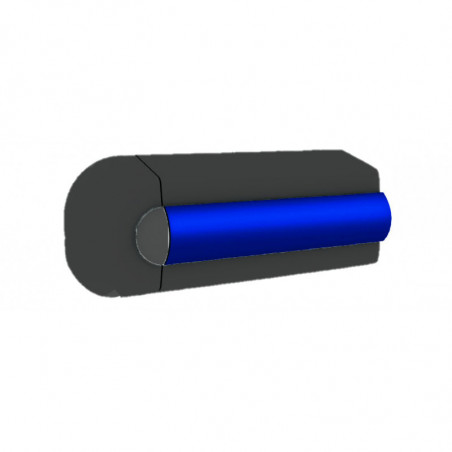 End cover for rubbing strake