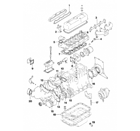 Vetus Engine Gasket Set for...