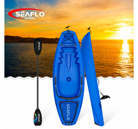 Sit-on-top barnkajak  blå