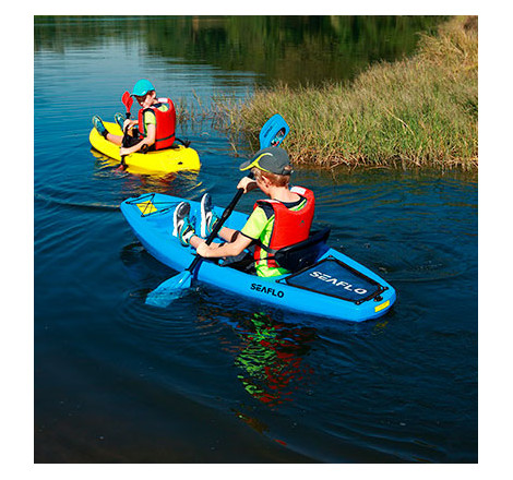 Sit-on-top barnkajak  blå