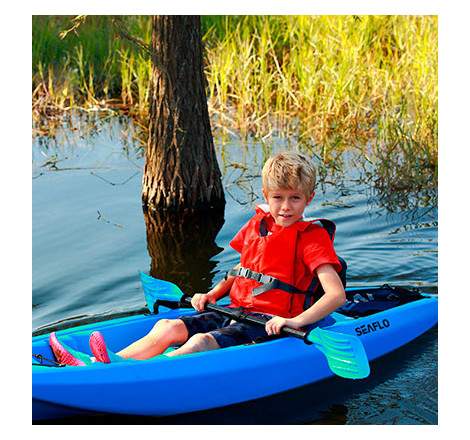 Sit-on-top Børnekajak  blå - 186 cm - 1