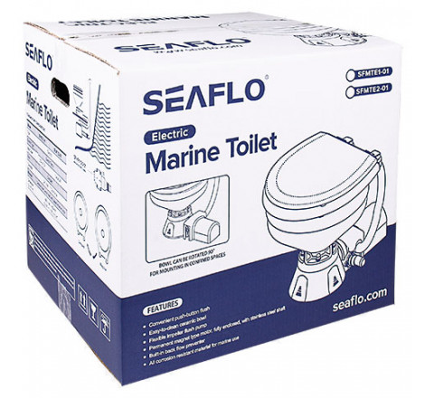 Elektrisk bådtoilet compact fra Seaflo - 2