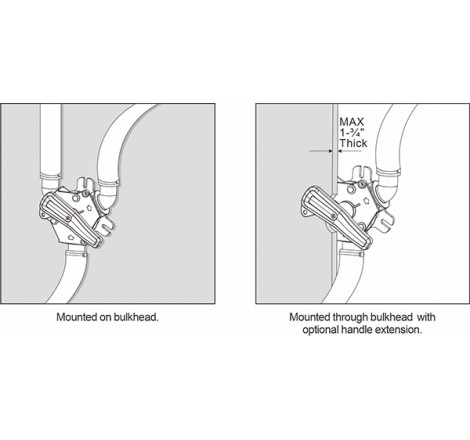 Y-ventil Ø38mm & Ø25mm - 2