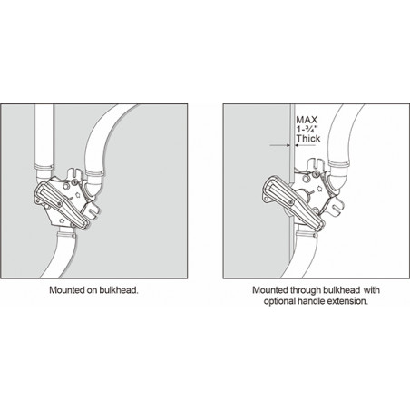 Y-ventil för avloppsvatten Ø38/25 mm