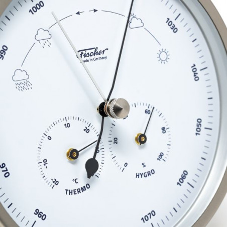 Fischer vejrstation i rustfrit stål