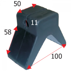 Stöd för styrstam 11mm - 1