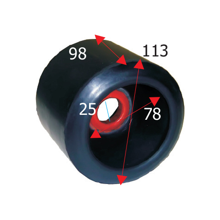 Sidovalsens bredd 113 mm - 1