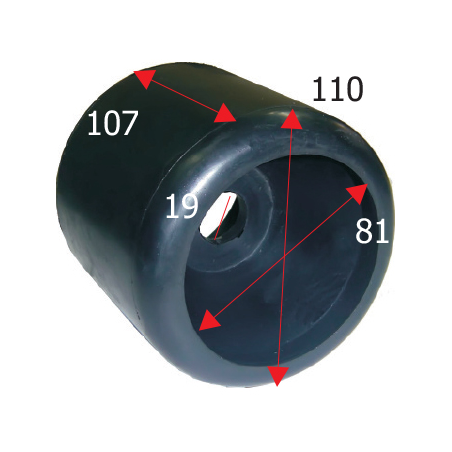 Siderulle bredde 110 mm højde 107 mm - 1