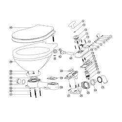 Nuova Rade manuelt toilet - 3