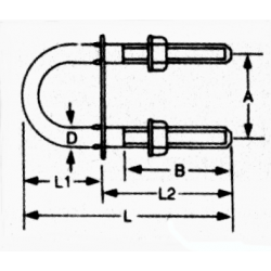 U-bolt / Stævnbøjle - 1