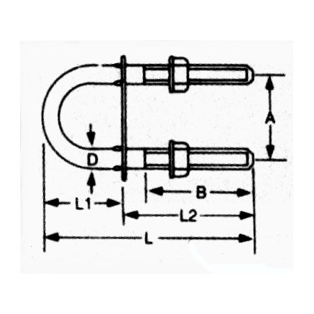 U-bolt / Stævnbøjle - 2