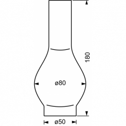 Sampan II reserveglas - 1