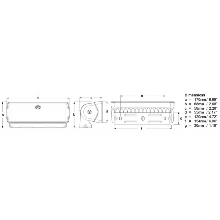 Hella Sea Hawk XLR LED Floodlight - 2