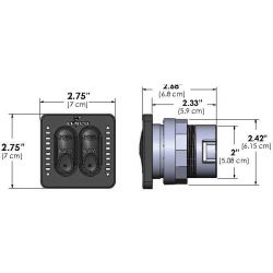 Lenco Betjeningspanel 2-delt Indikator - 1