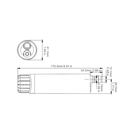 Dränkbar pantrypump 12V - 18l/min - 2