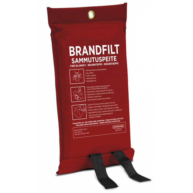 Brandfilt med silikonbeläggning - 1