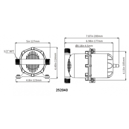 Seaflo ackumulatortank - 2