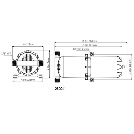 Seaflo ackumulatortank - 3