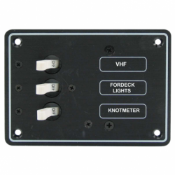 Kontaktpanel med 3 vippekontakter - 1